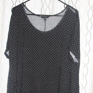 Lane Bryant Polk a Dot Shirt 18/20